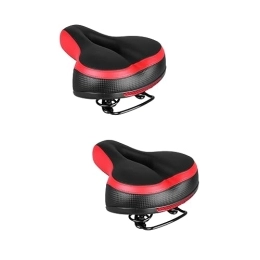 BESPORTBLE Mountainbike-Sitzes BESPORTBLE 2St Universal- Sport Reflektierendes Fahrrad Fahrradsitze für Damen Herren Fahrradabdeckung Fahrradsattel Reflektierender Fahrradsitz Fahrradtasche Zubehör rot