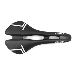 VaizA Ersatzteiles Bike Seat Fahrradsitz Plastik for Straßenrad Fahrrad Sattel Komfort Rennen breite Sattel Männer MTB Mountain Bike Radfahren Sitz Bike Saddle (Color : Black-White)
