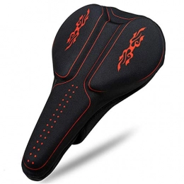 EXCLVEA Mountainbike-Sitzes EXCLVEA Fahrradsattelkissen Silikon-Gel-Fahrrad-Sattel-Abdeckung Sitzkissen Fahrrad-Teil Thick Breathable Pad Sattel Radfahren Fahrrad Satteldecken für Road Mountain Heimtrainer