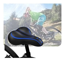 Bluetooth earphone Ersatzteiles Fahrradsitz Mountainbike Sitz Fahrrad Sattel Für Komfort Männer Frauen Weit Komfortabel Fahrradsitz Memory Foam Stoßdämpfung Atmungsaktiv Wasserdicht Breit Fahrradsattel Für Outdoor Sports