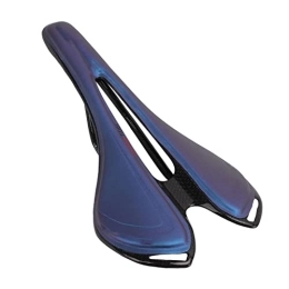 FECAMOS Ersatzteiles FECAMOS Fahrradsattel, kühles Sitzen, verformungsbeständiges, atmungsaktives Rennrad-Sitzkissen, hohles Design, Kohlefasermaterial zum Radfahren(Blau)