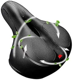 VEMMIO Ersatzteiles Gel Fahrradsattel Komfort breiter Kissenbelastung wasserdicht atmungsaktiver universeller Pass-reflektierender Streifen mit doppeltem Stoßdämpfungskugel for Fits MTB Mountainbike / Rennrad / Spinning