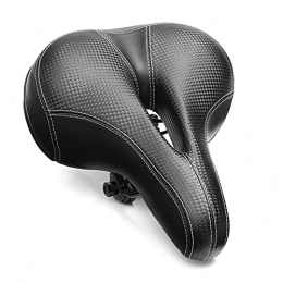KDOQ Ersatzteiles KDOQ Wide Bicycle Saddle Bike Seat Soft Comfort Cushion Pads Gefederter, verdickter, schäumender Weichgummi (Color : As Show)