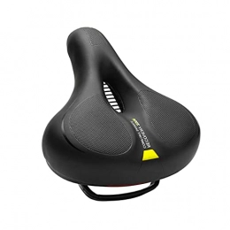 SIY Ersatzteiles SIY Fahrradsattel Bequemer Sattel-Fahrradsitz MTB Reitspeicher-Foam-Sitz-Cuhsion-Radausrüstung (Color : Black Yellow)