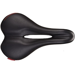 DXDUI Ersatzteiles Universal Bike Seat Bequeme Sitze Wasserdichtes Memory Foam-Kissen Mit Atmungsaktivem Hohlem Design Für Damen Herren Mountainbikes Rennräder Fitness-Bikes, Rot