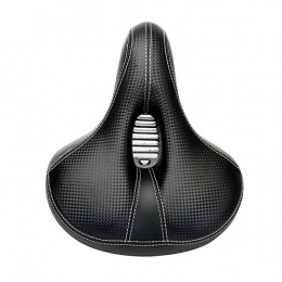 WINOMO Ersatzteiles WINOMO Fahrrad-Sattel Soft Wide Bike Kissen Sitz mit wasserdichtes Cover (schwarz)
