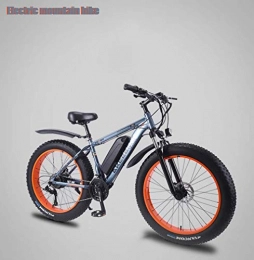 AISHFP Elektrische Mountainbike AISHFP Adult Mens Electric Mountain Bike, Abnehmbare 36V 10Ah Lithium-Batterie, 350W Strand Schnee Bikes, Aluminiumlegierung Off-Road-Fahrrad, 26 Zoll-Räder, A, 21 Speed