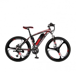 AISHFP Fahrräder AISHFP Erwachsene 26 Zoll Electric Mountain Bike, 36V-Lithium-Batterie / 27 Geschwindigkeit High-Strength High-Carbon Stahlrahmen Offroad Elektro-Fahrrad, A, 10.4AH