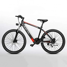 AKEFG Elektrische Mountainbike AKEFG Elektrofahrrad fr Erwachsene, Herren-Mountainbike, Magnesium-Legierung Ebikes Fahrrder All Terrain, 26" 48V 400W austauschbaren Lithium-Ionen-Batterie Fahrrad Ebike, Rot