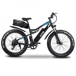 ALFINA Elektrische Mountainbike ALFINA X-03plus 1000W 48V 17AH Elektrofahrrad Mountainbike 45KM / h 26 Zoll Wasserdichtes Elektrofahrrad Lithiumbatterie Unisex – Erwachsene