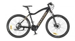 Allegro Elektrische Mountainbike Allegro Invisible E-Bike Mountainbike Herren 27, 5 Zoll, E-MTB, Elektro Mountenbike E-Bike, Schwarz