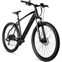 Bergsteiger Fahrräder Bergsteiger Cannock 29 Zoll E-Bike mit 250 Watt Motor, Hydraulikbremsen, Aluminium Ebike Mountainbike Herren & Damen, Farbdisplay, Elektrofahrrad mit Shimano 24 Gang-Schaltung