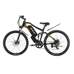 CANTAKEL Elektrische Mountainbike CANTAKEL Elektro-Mountainbike, 27, 5 Zoll großer Reifendurchmesser, Unisex Pendler-Elektrofahrrad mit professionellem 48V 17Ah Lithium-Ionen-Akku