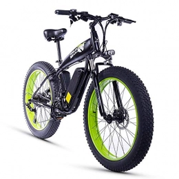 CJH Fahrrad, Fahrrad, Elektrofahrrad, Mountainbike26 Zoll Fat Tire 1000W15Ah Schnee Elektro Fahrrad Beach Ebike 21-Gang Hydraulische Scheibenbremse