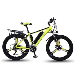 Bewinch Elektrische Mountainbike Elektrofahrrad, 26-Zoll-Elektrofahrräder Für Erwachsene Mountainbike Mit 350-W-Motor, Herausnehmbarer 36 V / 10 Ah-Akku, 21-Gang-Getriebe, Doppelscheibenbremsen, Grün, 26 inch