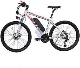 Fangfang Fahrräder Elektrofahrrad, 48V Electric Mountain Bike 26 '' Fat Tire Shock E-Bike 21 Beschleunigt 10AH Lithium-Ionen-Akku Doppelscheibenbremsen LED-Licht, Fahrrad