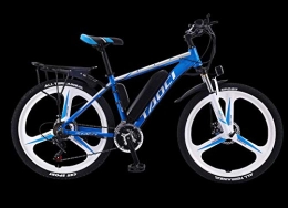 AKEFG Elektrische Mountainbike Elektrofahrrad fr Erwachsene, Magnesium-Legierung Ebikes Fahrrder All Terrain, 26" 36V 350W austauschbaren Lithium-Ionen-Akku Mountainbike, fr Herren Outdoor Radfahren trainieren Reise, Blau, B