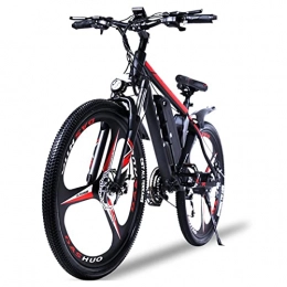 HMEI Fahrräder Elektrofahrräder für Erwachsene Herren Elektro Mountainbike 26 Zoll 90 Km Lange Ausdauer Power Assisted Electric Fahrrad Drehmomentsensor MTB Fahrrad (Farbe : Schwarz, Größe : 15AH)