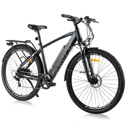 Hyuhome Elektrische Mountainbike Hyuhome E Bike Herren 28 Zoll, 250W Elektrofahrrad Erwachsene Herren Damen E-Mountainbike mit 36V 12.5Ah Lithiumbatterie und Shimano 7 Gang Getriebe (28'', Schwarz)