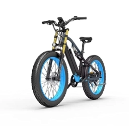 JABALUX Elektrische Mountainbike JABALUX Elektrombikes für Erwachsene Männer Frauen, 26 "Ebikes Fahrräder Volles Gelände 48 V 16AH Mountain Fahrrad, Höhe einstellbar, Batterieindikator für Pendler im Freien