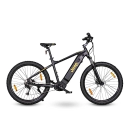 Jeep E-Bikes Unisex – Erwachsene Jeep Mountain E-Bike MHM 7010, Schwarz, 27,5 inches