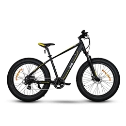 Jeep Fahrräder Jeep Mountain Fat E-Bike MHFR 7100, 26' Laufräder, Shimano 7-Gang Kettenschaltung, Black