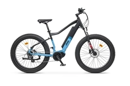 Jeep Elektrische Mountainbike Jeep Unisex – Erwachsene Blizzard E-Fahrrad, Schwarz / Blau, Einer Größe