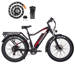 JOBO Elektrische Mountainbike JOBO Ebike E-Mountainbike Herren Elektrofahrrad 26 Zoll 80 N.m E-Faltrad mit Abnehmbare 48V 14Ah Lithium-Ionen-Batterie