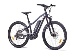 JOBOBIKE Fahrräder JOBOBIKE Ebike 27, 5 Zoll Elektrofahrrad 250W Mittelmotor 36V 13Ah Lithium-Akku, 10 Gänge Mountainbike für Damen und Herren (Bruno Grau)