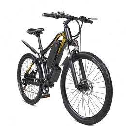 LIU Elektrische Mountainbike liu Elektrofahrrad 500W für Erwachsene Mountain Ebike Schnee Fahrrad Sport Strand Radfahren 48V 17Ah Aluminiumlegierung Elektrofahrrad (Farbe : Schwarz)