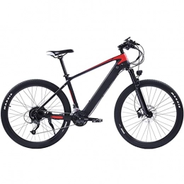 LIU Elektrische Mountainbike liu Elektrofahrrad für Erwachsene 350W 48V Kohlefaser Elektrisches Fahrrad Hydraulische Bremse Mountainbike Farbe LCD 27 Geschwindigkeit 20 Mph (Größe : B)