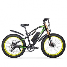 RICH BIT Fahrräder M900 E-Bike für Erwachsene Mountainbike 1000W 48V 26"Fett Reifen Schnee Ebike (Grün)