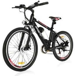 MYATU Elektrische Mountainbike MYATU E-Bike Damen Herren, 26 Zoll Elektrofahrrad mit 36V 10, 4Ah abnehmbare Lithium-Ionen-Akku E Mountainbike bis zu 60km Reichweite | 250W Motor und Shimano 21 Gang