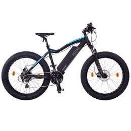 NCM Elektrische Mountainbike NCM Aspen+, 26" Zoll, E-Bike, E-Mountainbike, E-Fat, 250W Motor, 48V 16Ah 768Wh Akku, 25 km / h bis zu 150 km, Hydraulische Tektro-Scheibenbremsen, Shimano 24 Gang, Damen und Herren, schwarz