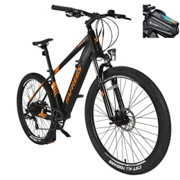 Fafrees Elektrische Mountainbike Offiziell ] Fafrees KRE27.5 Elektrische Ebike Mountainbike 27, 5 Zoll Elektrofahrrad, E Fahrrad Herren 250 W, E Bike Damen Abnehmbarer Akku 36V / 10Ah, Elektrofahrräder Citybike Max. 25 km / h