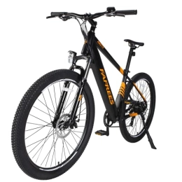 Fafrees Elektrische Mountainbike Offiziell ] Fafrees KRE27.5 Elektrofahrrad Mountainbike 27, 5 Zoll E Bike Herren 250 W, Ebike Damen 120 kg Fahrrad Abnehmbarer Akku 36V / 10 Ah, Elektrofahrräder E-MTB 25 km / h, E Fahrrad Shimano 7