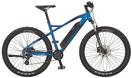 Prophete Elektrische Mountainbike Prophete E-Bike Graveler, Elektrofahrrad MTB, 27, 5", BLAUPUNKT Heckmotor, BLAUPUNKT DownTube Akku 418 Wh, hydraulische Scheibenbremsen, Farbe blau