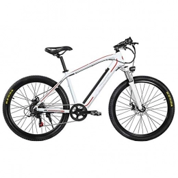 Qinmo Elektrische Mountainbike Qinmo Elektrische VTT, herausnehmbare große Kapazität Lithium-Ionen-Batterie (48V 350W), 27-Gang-Getriebe, vordere und hintere hydraulische Scheibenbremsen