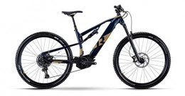 RAYMON Elektrische Mountainbike RAYMON Fullray E-Nine 8.0 29'' Pedelec E-Bike MTB blau / goldfarben 2021: Größe: 52 cm / XL