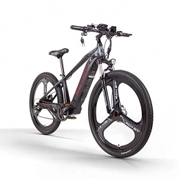 RICH BIT Fahrräder RICH BIT TOP-520 29"Elektro-Mountainbike, 48V * 10AH Abnehmbarer Lithium-Ionen-Akku, Shimano 7-Gang-Schaltung, 500W MTB-Elektrofahrrad für Erwachsene (rot)