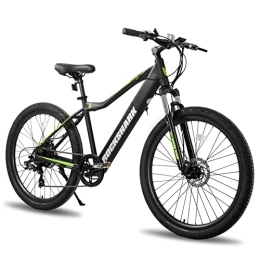 ROCKSHARK Elektrische Mountainbike ROCKSHARK HILAND Elektrofahrrad Elektro-Mountainbike E-Bike 27, 5" Elektrofahrrad für Erwachsene, Erwachsenen-E-Bike mit abnehmbarem, voll integriertem 10, 4Ah Akku, Shimano 7-Gang Schaltung