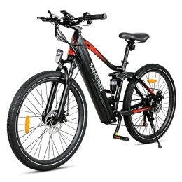 Samebike Elektrische Mountainbike SAMEBIKE E Bike Elektrofahrrad E-Bike 26 Zoll 48V14Ah Abnehmbarer Akku, Max.Reichweite bis zu 55-110km Shimano 7 Gänge City EBike Herren Damen Off-Road Mountainbike