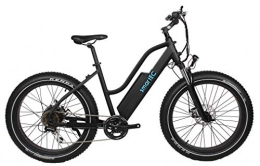 smartEC Elektrische Mountainbike smartEC RockX-26T Trekking Winter Fat-Bike, E-Bike, Pedelec, 26 Zoll, Samsung Li-Ion-Akku 14AH, Fahrunterstützung 25km / h, 48V 250 Watt Heckmotor, Reichweite 120 km, 7 Gänge