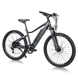 TAOCI Elektrische Mountainbike TAOCI Elektrofahrrad BAFANG 250W Brushless Motor, 27, 5" 36V / 12, 5Ah Lithium Akku, Pendler Electric Mountainbike mit Shimano 7-Gang