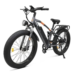 VAKOLE Elektrische Mountainbike VAKOLE E-Bike Eletrofahrrad 26" Fat Tire E-Fahrrad, Power Mountainbike, 15AH 20km / h 110KM