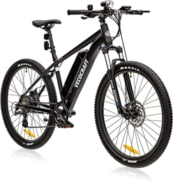 VecoCraft Fahrräder VecoCraft Helios E Bike Mountainbike, 27.5 Zoll Elektrofahrrad Damen Herren mit 250W Heckmotor, Shimano 8-Gang E-Mountainbike mit 36V13Ah Abnehmbam Akku 55-95km, LCD-Display 25km / h EMTB