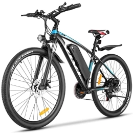 Vivi Elektrische Mountainbike Vivi E Bike Damen Herren 27.5 Zoll Elektrofahrrad E-Mountainbike 250W E-Bike mit Abnehmbarer 36V 10, 4Ah Akku und Shimano 21-Gang Elektrofahrrad (Blau)