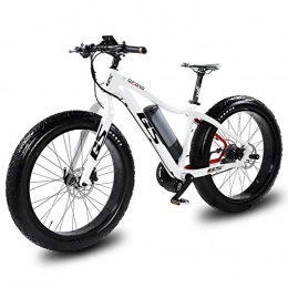 YAUUYA Elektrische Mountainbike YAUUYA 26 Zoll E-Bike Elektrofahrrad, Fat Tire Offroad Elektrofahrrad, 9-Gang-Getriebe, 8, 7 A Lithiumbatterie 40 Km / h, 240 W Motor, 9 Speeds, Für Radsportbegeisterte