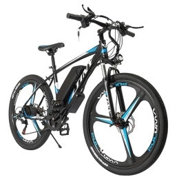 YISSALE E-Bike E-Mountainbike 26" 250W Motor Elektrofahrrad 25km/h und 21-Gang Herren und Damen 48V Einstellbares Scheibenbremse 130kg