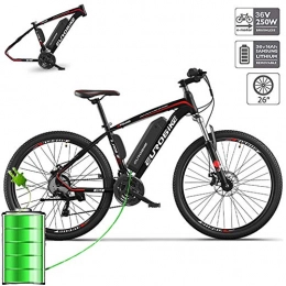 YMWD Elektrische Mountainbike YMWD E Bike Elektrofahrräder 36V 8A / 10AH / 14AH Lithium Batterie Mountainbike Mit 250W Bürstenlosem Motor Doppelscheibenbremse Elektrofahrräder Mit 27-Gang Nabenschaltung, One Wheel, 14 AH